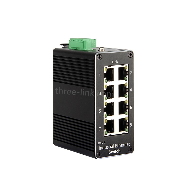 8-802.3af/at PoE 10/100 Base TX Fast unmanaged Industrial POE Switch