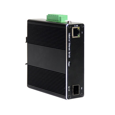 1-port RJ45+1-port optical Fast Industrial Ethernet Media Converter