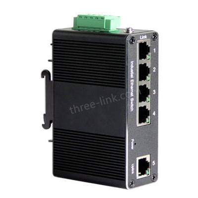  Gigabit 5-port RJ45, 5-port 1000Mbqs un-managed industrial switch series 
