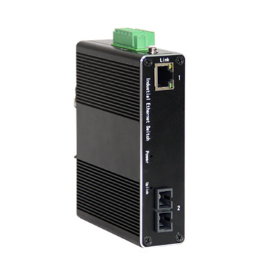 1-port RJ45+1-port optical Gigabit Industrial Ethernet Media Converter