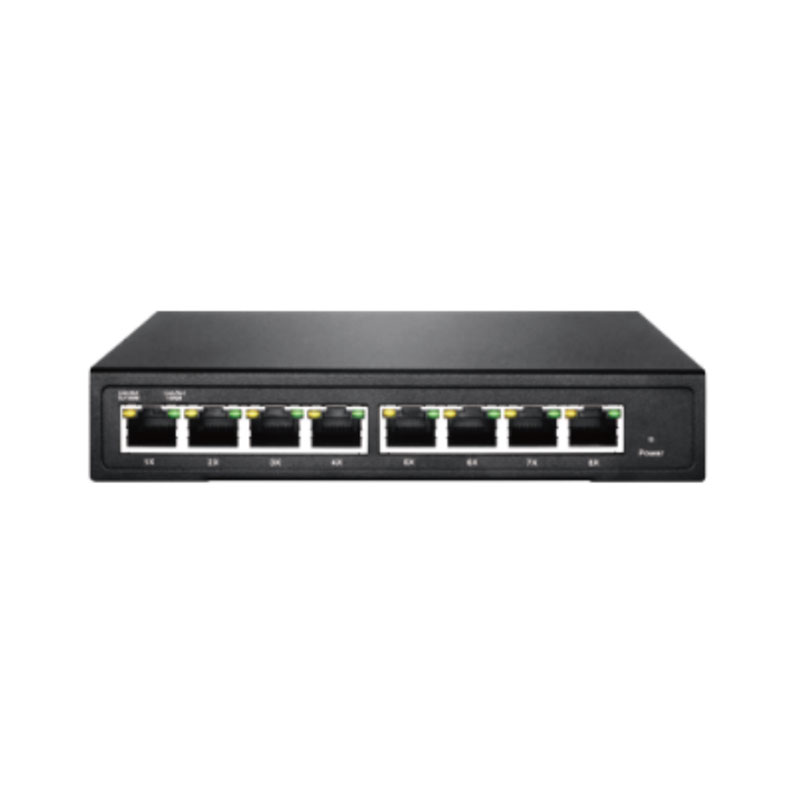 8×10/100/1000Mbps Base-TX Gigabit Web Smart switch (LAN2082GW-SFP) - copy