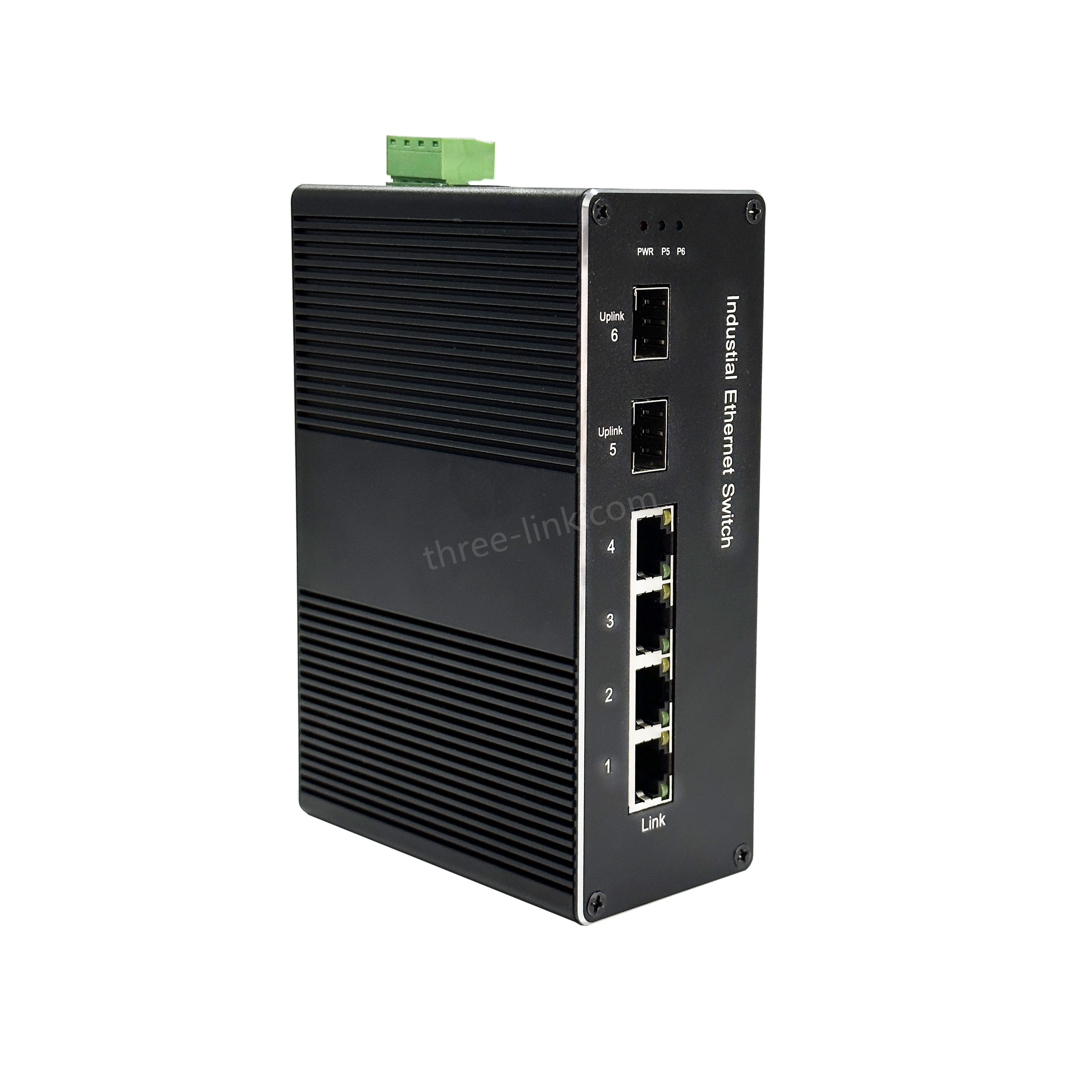 4-port RJ45+2*1G SFP Gigabit WEB Management Industrial Ethernet Switch