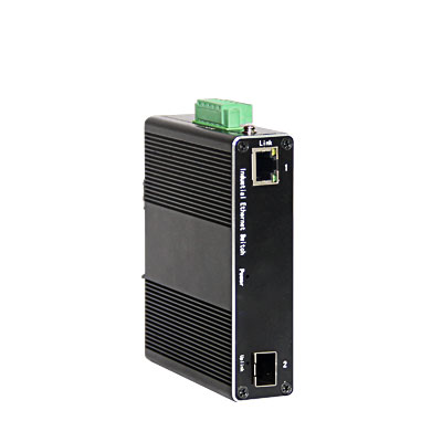 1-802.3af/at PoE 100/1G Base TX+1-100M/1G/2.5GBase FX Gigabit unmanaged Industrial POE Switch