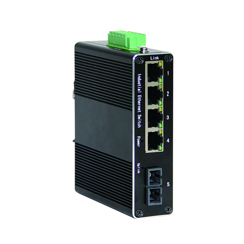 NEU1041GZ Unmanaged Industrial Ethernet Switch, 4 Gigabit RJ45 + 2.5G SFP